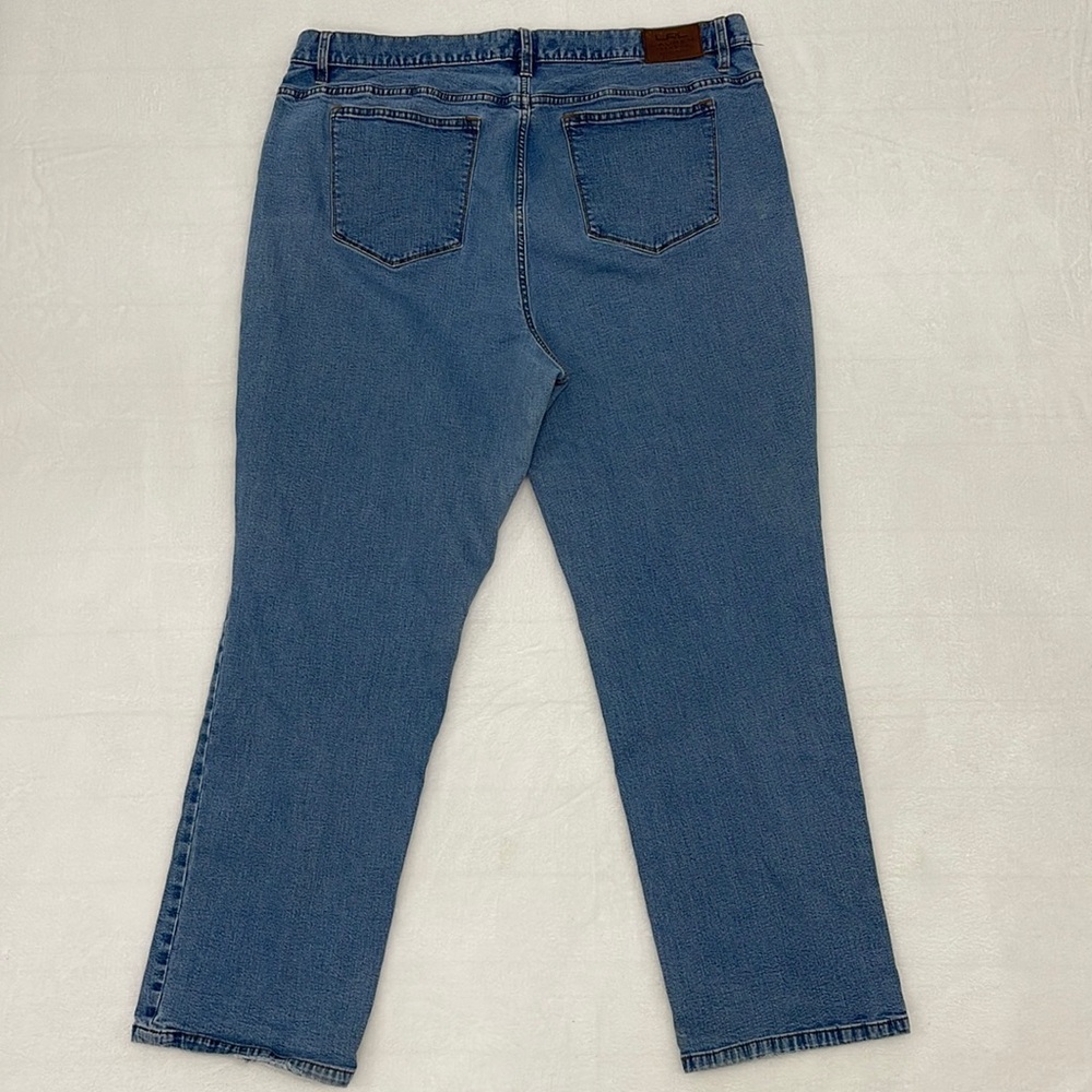 Lauren Ralph Lauren Womens Classic Straight Jeans Sz 20W - Picture 8 of 9